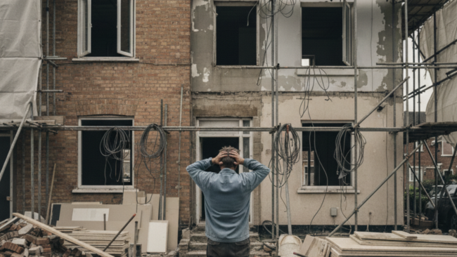 UK renovation project affected by builder skills shortage in 2026