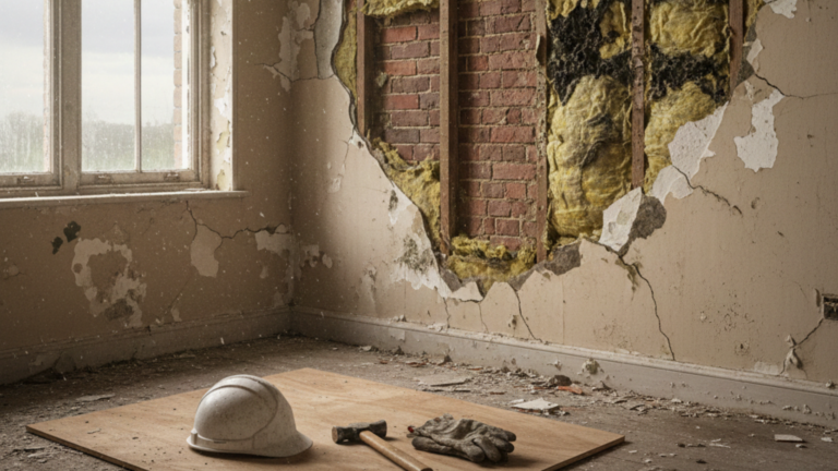 modern insulation installation in a residential home