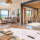 Home renovation project showing a modernised living space and construction work in Devon